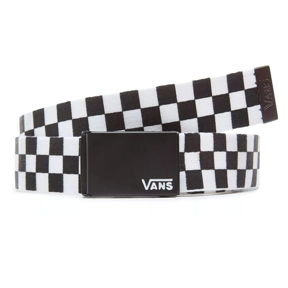 Vans Herren Deppster Ii Web Belt Gürtel, Schwarz (Black/White), One Size