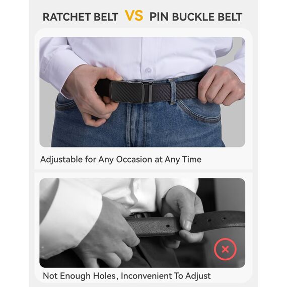 CHAOREN Gürtel Herren - Automatik Ledergürtel