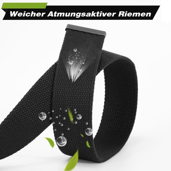 JasGood Unisesx Webgürtel Herren Damen Leinwand Arbeitsgürtel Frei Verstellbarer Flip-Top Webgürtel Schwarze Militärschnalle für Geschäft Sport Lässig,Schwarz,135cm