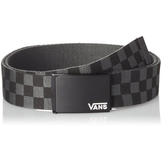 Vans Herren Deppster Ii Web Belt Gürtel, Schwarz (Black/Charcoal), One Size
