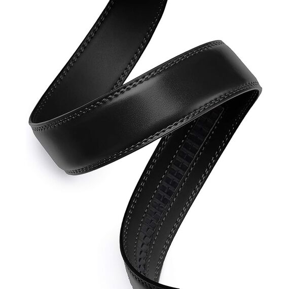 CHAOREN Herren Gürtel Ohne Schnalle, Automatik Gürtel für Männer Ledergürtel 35mm