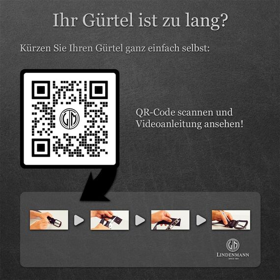 LINDENMANN Gürtel Herren Vollledergürtel aus Büffelleder, 40 mm breit, kürzbar, Gürtel, Ledergürtel, Jeans-Gürtel, XL, braun, Größe/Size:Bundweite 170 cm Gesamtlänge 185 cm W 67 7XL