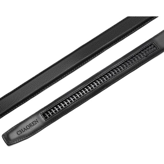CHAOREN Herren Gürtel Ohne Schnalle, Automatik Gürtel für Männer Ledergürtel 35mm
