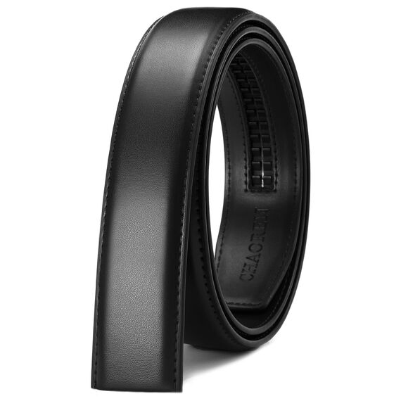 CHAOREN Herren Gürtel Ohne Schnalle, Automatik Gürtel für Männer Ledergürtel 35mm