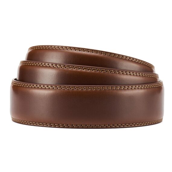 CHAOREN Herren Gürtel Ohne Schnalle, Automatik Gürtel für Männer Ledergürtel 35mm