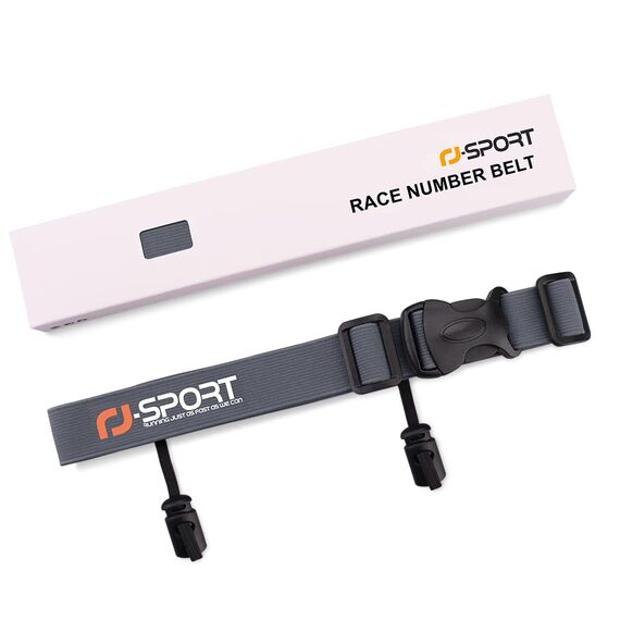RJ-Sport Triathlon Startnummernband Laufgurt mit Nummernhalter & 6 Gel-Halter für Joggen Radfahren Marathons, Grua