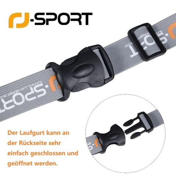 RJ-Sport Triathlon Startnummernband Laufgurt mit Nummernhalter & 6 Gel-Halter für Joggen Radfahren Marathons, Hellblau