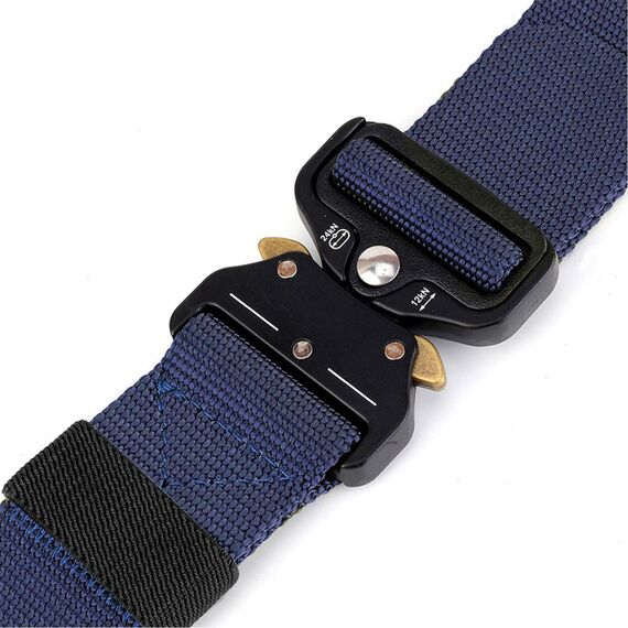 Chalier Herren 2er Unisex Gürtel, Armee-grün + Schwarz, Einheitsgröße