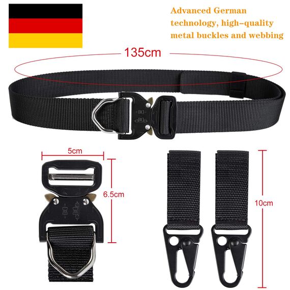 Chalier Herren 2er Unisex Gürtel, Einheitsgröße