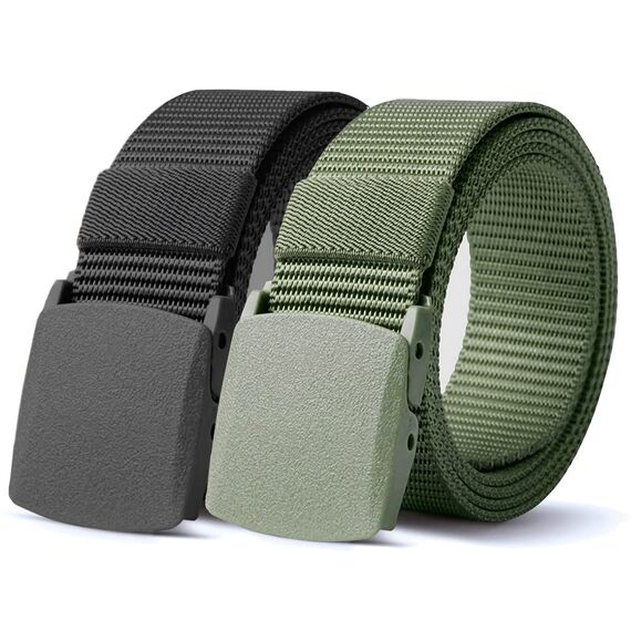TENINE Taktischer Gürtel, Unisex Gürtel Nylon Canvas Belt, Taktisch Gürtel Schwerlast Militär Nylon Web Gurt Riggers Belt