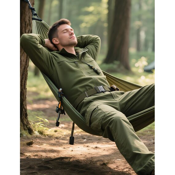 JUKMO Schnellverschluss Taktischer Gürtel, Militär Wandern 3,8cm Arbeit Gürtel mit Schwere Sicherheitsgurt Schnalle (S-für Taille 75cm-90cm (Länge 115cm), Grün)