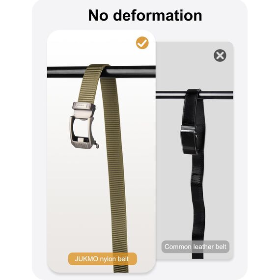 JUKMO Ratsche Gürtel Herren, Nylon Web Automatik Taktischer Arbeit Gürtel (Kojote, Für Taille 106cm-135cm (Länge 150cm))