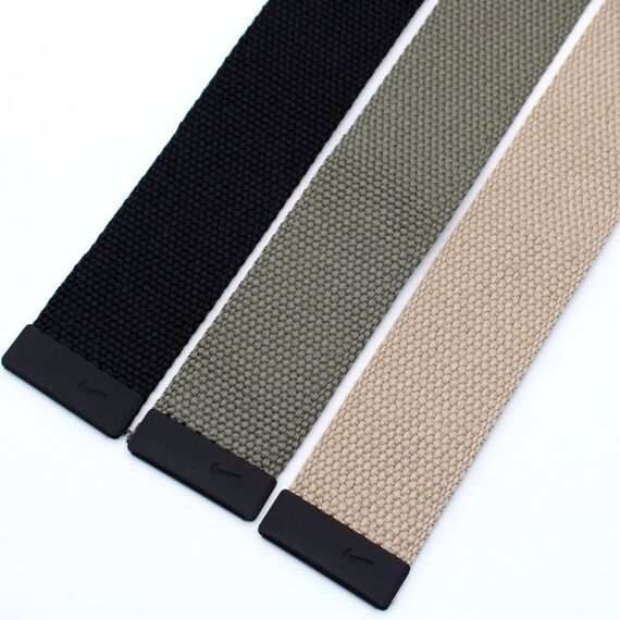 Nike Golf Herren 3-in-1 Webgürtel, Einheitsgröße, Schwarz/Oliv/Khaki