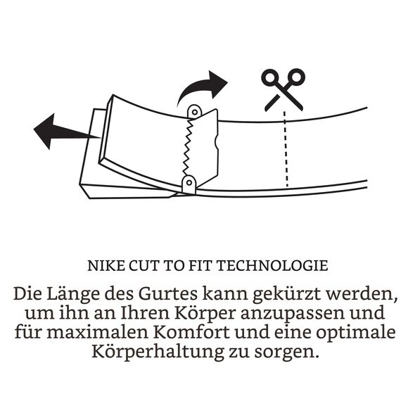 Nike Herren-Golfgürtel, 3er-Pack, Schwarz/Weiß/Grau, Mattschwarz, One-Size up to 42"