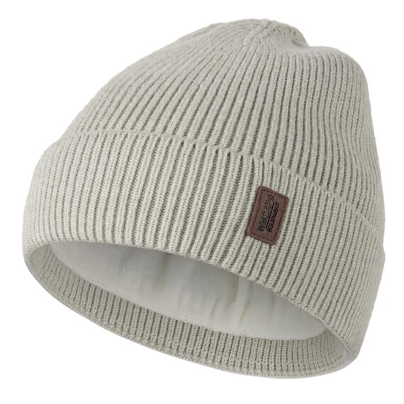 Wmcaps Beanie Mütze, Herren Winter Warme Unisex Wintermütze Strickmütze Dehnbare Weiche Wollmütze mit Bündchen und Dickem Warmem Futter Geschenke für Freundin männer Frauen, Hellgrau
