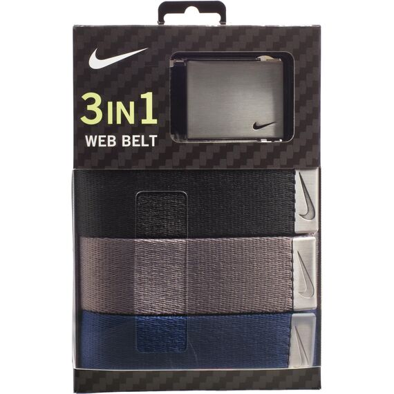 Nike Herren 3er-Pack Webgürtel