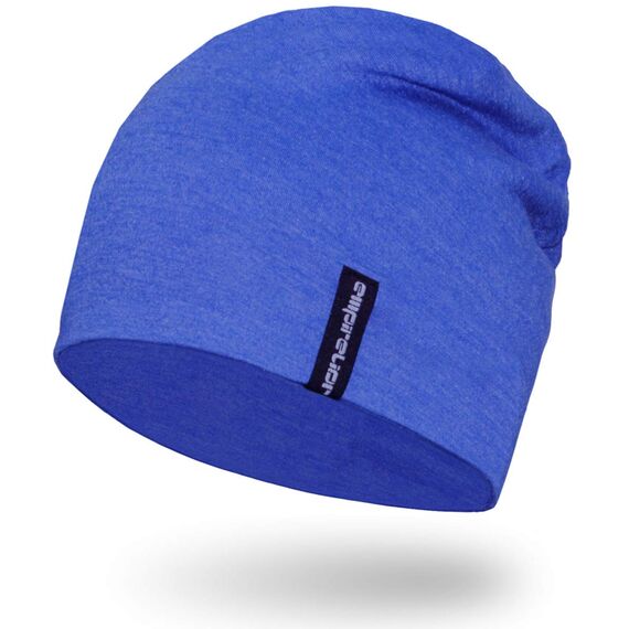 EMPIRELION 9" Multifunktionale Leichte Running Beanie-Mützen Skull Cap Radsport-Kappen Helmfutter Helm Unterziehmütze Schlaf Kappen für Damen Herren (Königsblau Melange)