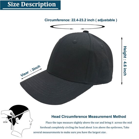 4sold (3 Stück) Baseballkappe für Männer und Frauen, 100% Baumwolle, Baseballkappe, Sport, lässig, einfarbig, Sonnenhut, Messing, Polo-Stil, klassisch, Farbset 1, One Size