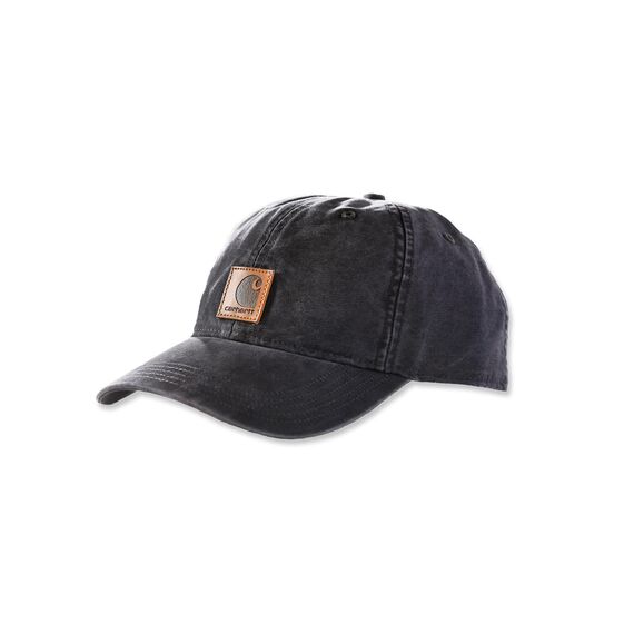 Carhartt Herren Canvas Cap Baseballkappe, Schwarz, Einheitsgröße