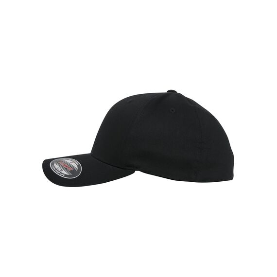 Flexfit Cap Organic Cotton Cap, Black, S/M, 6277OC