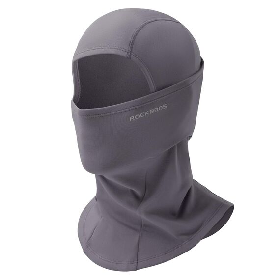 ROCKBROS Sturmhaube Balaclava Skimaske Winddicht Warm für Fahrrad Ski Motorrad Winter Unisex Einheitsgröße, Grau