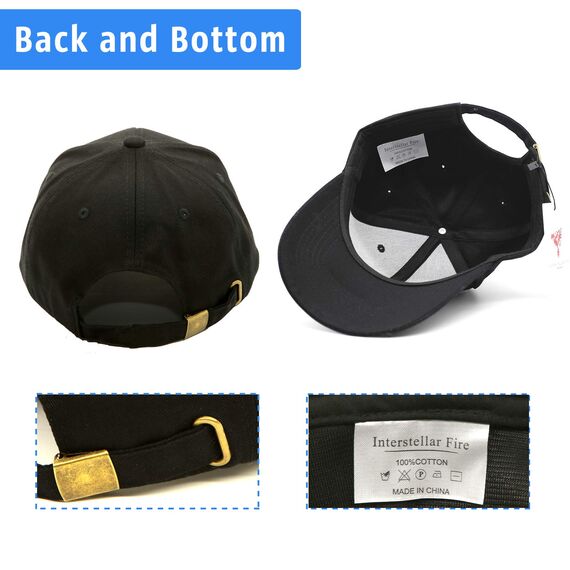 Interstellar Fire Baseball Cap Herren Damen，Unisex Kappe Verstellbar Reine Farbe Baseboard Baseballkappe Mütze，grau