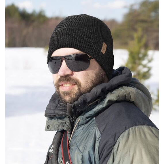 Wmcaps Beanie Mütze, Herren Winter Warme Unisex Wintermütze Strickmütze Dehnbare Weiche Wollmütze mit Bündchen und Dickem Warmem Futter Geschenk für Freundin männer Frauen (Weiß)