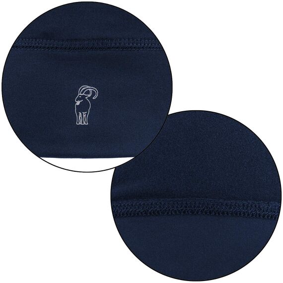 ALPIDEX Running Mütze Sportmütze Laufmütze Damen Herren Funktionsmütze One Size Thermo Kopfbedeckung Radfahren Winddicht Atmungsaktiv Skull Cap Fahrrad Unterziehmütze Unisex, Farbe:Dark Blue