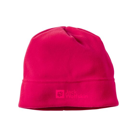 Jack Wolfskin Unisex Real Stuff Beanie-Mütze, Pink Dahlia, Einheitsgröße EU