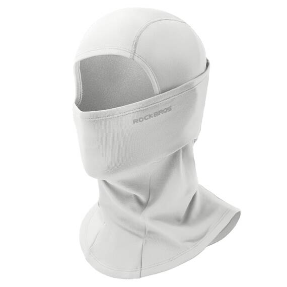 ROCKBROS Sturmhaube Balaclava Skimaske Winddicht Warm für Fahrrad Ski Motorrad Winter Unisex Einheitsgröße, Weiß