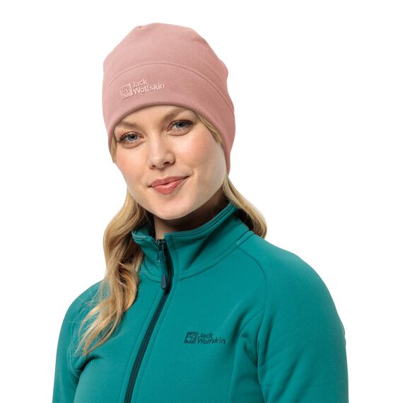 Jack Wolfskin Unisex Real Stuff Beanie-Mütze, Rose Dawn, Einheitsgröße EU