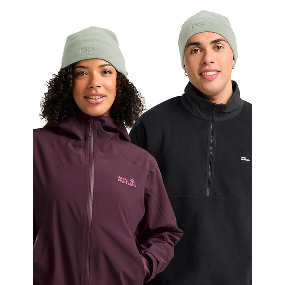 Jack Wolfskin Unisex Real Stuff Beanie-Mütze, Mint Leaf, Einheitsgröße EU