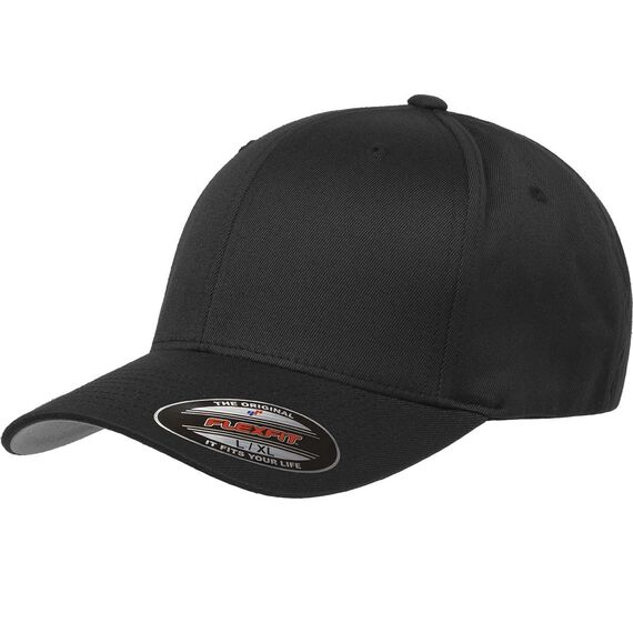 Flexfit Herren Athletic Baseball Fitted Cap Verschluss, schwarz, L/XL