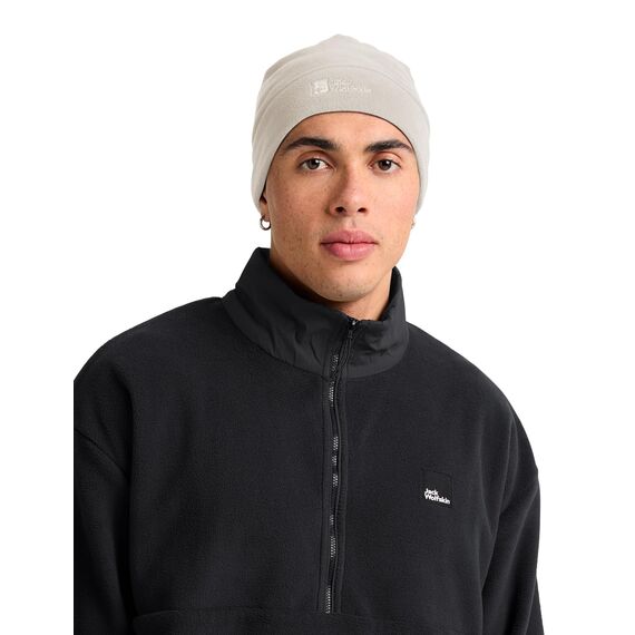 Jack Wolfskin Unisex Real Stuff Beanie-Mütze, Pale Sand, Einheitsgröße EU