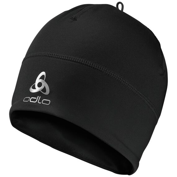 Odlo Mütze für Herren und Damen Polyknit Warm | Schwarz | Einheitsgröße | Winter-Sportmütze | Beanie