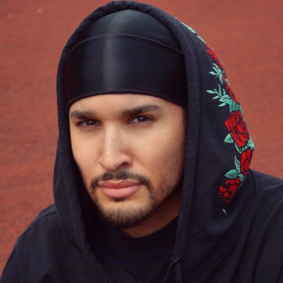 Shyne Silky Durag – Schwarz | Perfekt für Waves, Zöpfe und Locken | Premium Silk Du Rags für Männer und Frauen | Langer Schwanz | Ultraweicher und knitterfreier Satin | Black-Owned Business