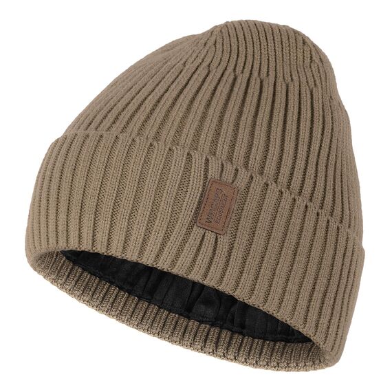 Wmcaps Mütze Herren Winter, Thermo Strickmützen für Herren, Warme Fleece Laufmütze Beanie Damen Herrenmütze Winter, Winddichte Wintermütze Männer Unisex-Mütze(Khaki)
