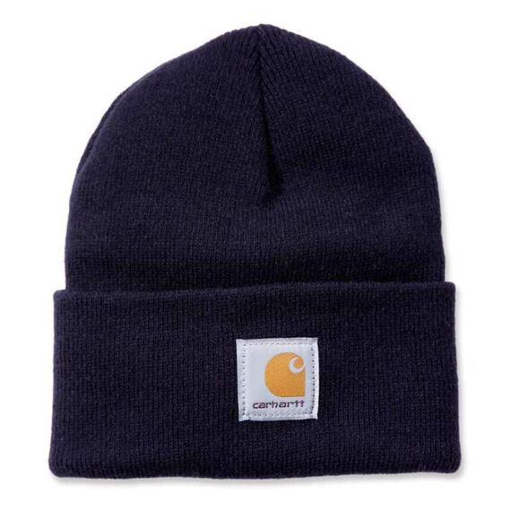 Carhartt Workwear A18 Acrylic Watch Hat Unisex Winter Mütze Blau 6437