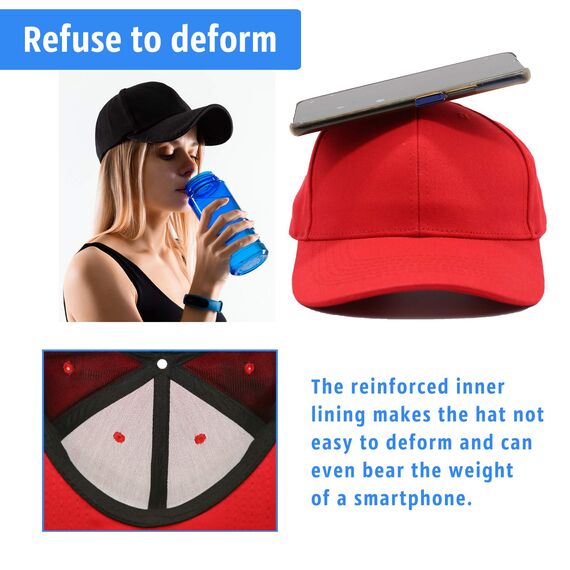 Interstellar Fire Baseballkappe für Herren und Damen, 100% Baumwolle, verstellbar, einfarbig, Unisex, Einheitsgröße, Sonnenmütze, scharlachrot, One size