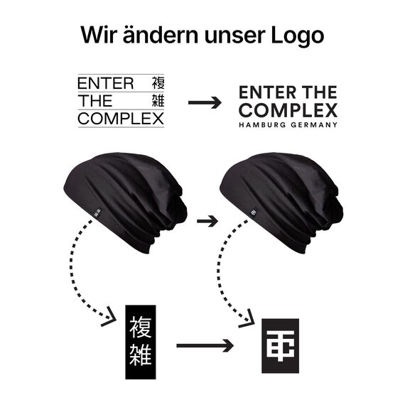 Enter the Complex® Leichte Beanie Mütze, Herren und Damen, Übergangsmütze, Sommer Beanie, Dünne Kopfbedeckung, Baumwolle (Jersey), S/M, Gelb