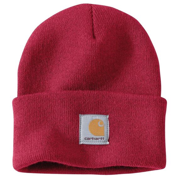 Carhartt Herren Knit Cuffed Beanie Hat, Industry Red, Einheitsgröße EU