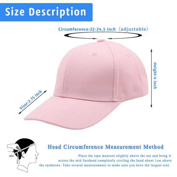 Interstellar Fire Baseball-Kappe für Männer und Frauen – Klassische einfarbige Farbe, verstellbar, einfarbig. Gr. One Size, rosa