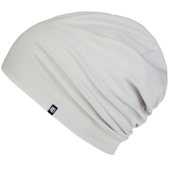 Enter the Complex® Leichte Beanie Mütze, Herren und Damen, Übergangsmütze, Sommer Beanie, Dünne Kopfbedeckung, Baumwolle (Jersey), L/XL, Grau