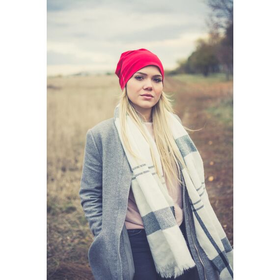 Enter the Complex® Leichte Beanie Mütze, Herren und Damen, Übergangsmütze, Herbst Winter und Frühling Sommer, Dünne Kopfbedeckung, Baumwolle (Jersey), S/M, Petrol Blue