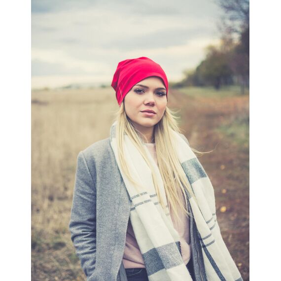 Enter the Complex® Leichte Beanie Mütze, Herren und Damen, Übergangsmütze, Sommer Beanie, Dünne Kopfbedeckung, Baumwolle (Jersey), S/M, Gelb