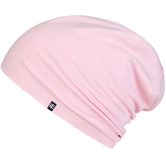 Enter the Complex® Leichte Beanie Mütze, Herren und Damen, Übergangsmütze, Sommer Beanie, Dünne Kopfbedeckung, Baumwolle (Jersey), L/XL, Strawberry Ice Cream Pink