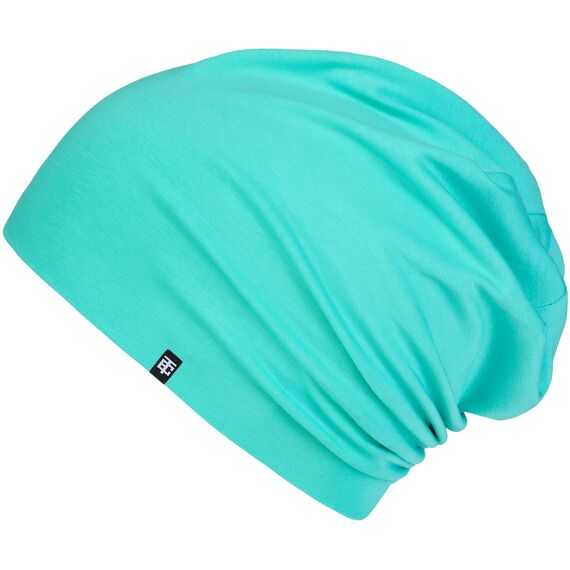 Enter the Complex® Leichte Beanie Mütze, Herren und Damen, Übergangsmütze, Sommer Beanie, Dünne Kopfbedeckung, Baumwolle (Jersey) S/M, Jade Green