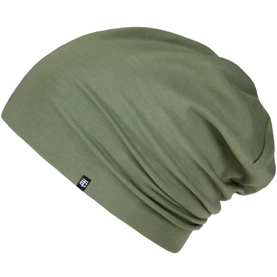 Enter the Complex® Leichte Beanie Mütze, Herren und Damen, Übergangsmütze, Sommer Beanie, Dünne Kopfbedeckung, Baumwolle (Jersey), S/M, Olive