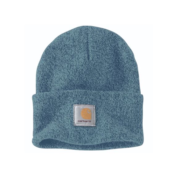 Carhartt Herren Knit Cuffed Beanie Beanie Hat, Deep Ocean/Summer Maral, Einheitsgröße