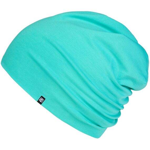 Enter the Complex® Leichte Beanie Mütze, Herren und Damen, Übergangsmütze, Sommer Beanie, Dünne Kopfbedeckung, Baumwolle (Jersey) L/XL, Jade Green